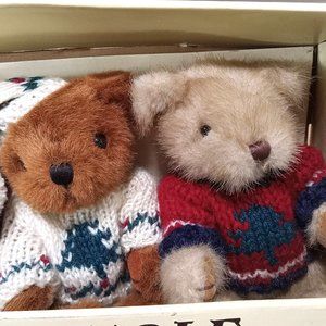 7 Hand Crafted Jointed Legs Adorable Teddy Bears by CHRISHA CREATIONS